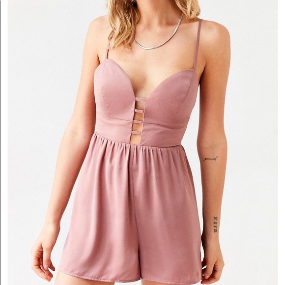 Urban Outfitters Dresses & Skirts - UO Silence and noise margot satin ladder romper
